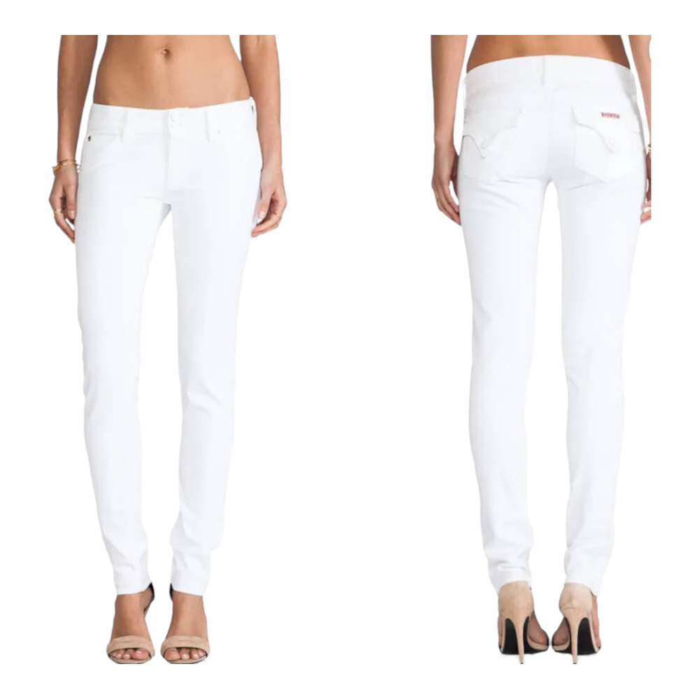 Hudson Jeans Women's White Skinny Jeans